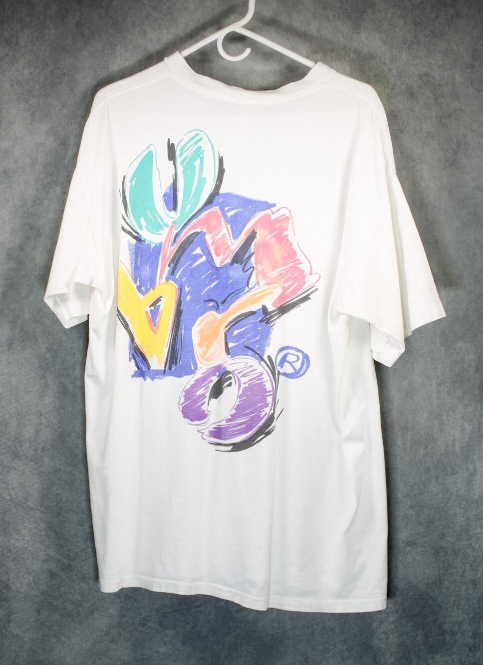 Vintage 1990 Umbro Single Stitch Graphic T Shirt White XL Made in USA